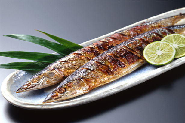 Cá Sanma nướng